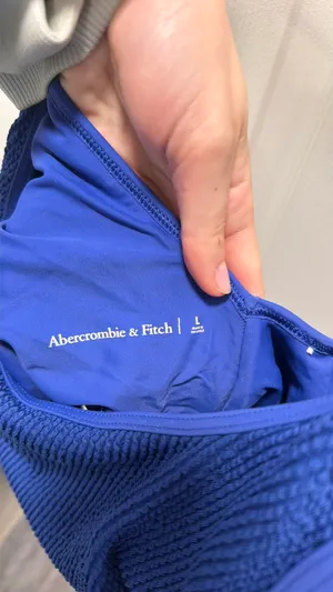 Abercrombie and Fitch Blue One Piece Bathingsuit thumbnail 3