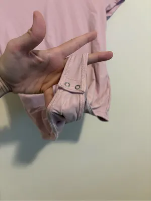 Abercrombie & Fitch Baby Pink Bodysuit size Medium thumbnail 3