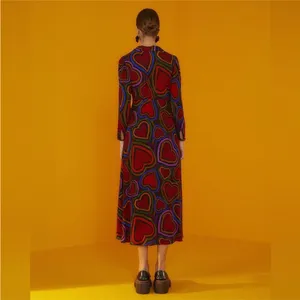 Farm Rio Rainbow Wild Hearts Maxi Dress thumbnail 2