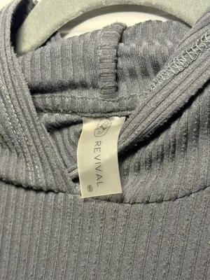 Altar'd State Revival Gray Cropped Hoodie thumbnail 4