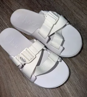 Chacos Chillos Performance Slide Sandals in Classic White Size 7 thumbnail 1