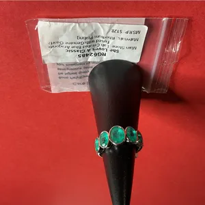 Bomb Party RG62485 “She Loves A Classic” LC Aragonite on Rhodium Size 7 Ring NWT thumbnail 4