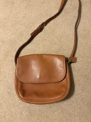 Vintage Coach Leather Brown Bag thumbnail 2