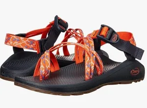 Chacos Pink and Orange Sandals with Adjustable Straps thumbnail 1