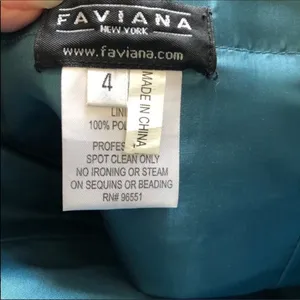 Faviana Strapless Dress thumbnail 7
