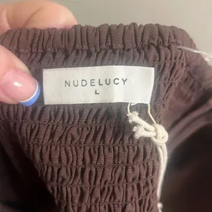 ✨Nude Lucy Serafin Bodice Espresso Sz Large Top✨ thumbnail 10