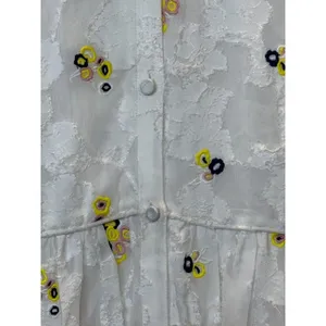 Sister Paul & Joe Maxi Dress Womens 34 Off White Floral La Crima Long Sleeve NWT thumbnail 6