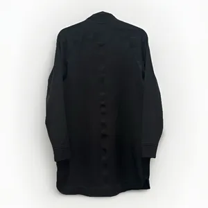 Garnet Hill‎ Size XS Black Longline Bomber Full Zip Jacket Water-Resistant Coat thumbnail 11
