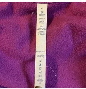 Lululemon Full Zip Up Hoodie. Used. See Pics For Condition And Measurements. thumbnail 6