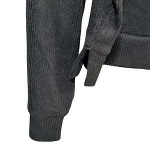 RBX Womens Black Ribbed Quarter Zip Hoodie Long Sleeve Active Top Size Large thumbnail 5