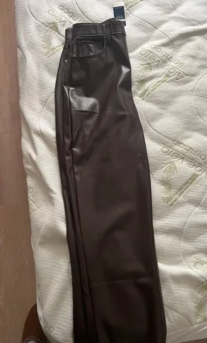 Abercrombie Curve Love Vegan Leather Pants thumbnail 2