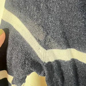 Vintage y2k Abercrombie Fitch Top XS Blue Striped Bella Swan Elena Gilbert thumbnail 5