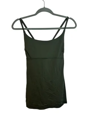Lululemon Olive Green Strappy Active Tank thumbnail 1