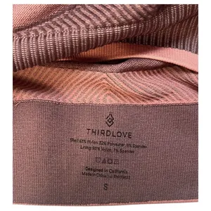 ThirdLove Sports Bra Womens S Kinetic Impact Seamless Light Padding Mauve Pink thumbnail 3