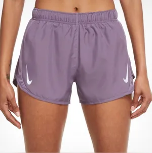#17 NWOT Nike Women’s Purple Athletic Running Shorts Size L thumbnail 1