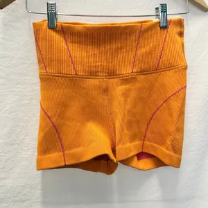 OFFLINE By Aerie | NEW Seamless Corset 2" Bike Shorts Simply Orange‎ Medium thumbnail 2
