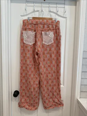 POL lace trim wide leg pants thumbnail 8