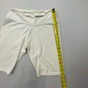 Ambience Women's White High-Waist Biker Shorts Size 1X thumbnail 3