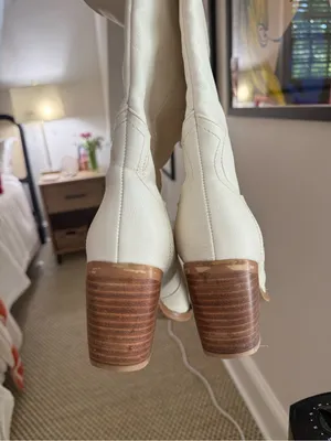 Billini Novena Off White Knee High Boots Size 8 thumbnail 7