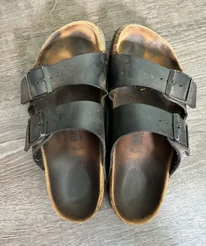 Birkenstock Arizona Size 39 US 8-8.5 Leather Slide Sandals Beach Summer thumbnail 1