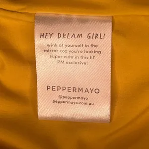 Peppermayo Exclusive‎ Rooftop Drinks Stretch Lined Mini Skirt in Mango Size 12 thumbnail 15