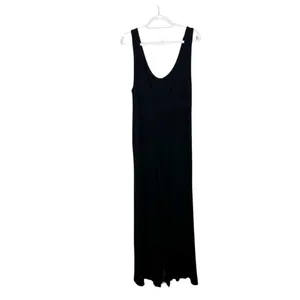 Free People Beach Black Wide Leg Jumpsuit Size XS thumbnail 3