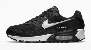 Nike Air Max 90 black and white sneakers thumbnail 1