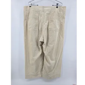 Maeve Pants Womens 34 The Colette Beige Corduroy Wide Leg EUC‎ thumbnail 2