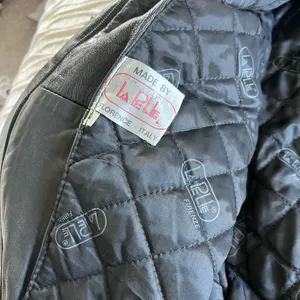 Leather Jacket Black Size L thumbnail 4