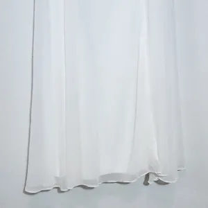 Lulus White Chiffon Tie-Sleeve Wedding Dress NWT Size Small White Formal Dress thumbnail 6