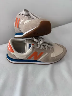 New Balance 420 Sneakers Size 7 Men / 8.5 Women Grey Orange Blue UL420VC2 Suede thumbnail 10