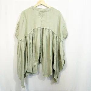 Free People Sugar Rush Babydoll Asymmetrical Hem Short Sleeve Top thumbnail 7