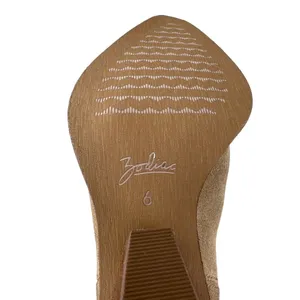 Zodiac - Women's Roslyn Western Bootie in Sandstone Beige Suede thumbnail 4