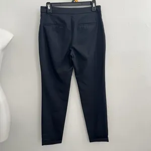 ZARA Ankle Pants Tapered Size 2 Stretch Dress Pants charcoal black NWOT thumbnail 5