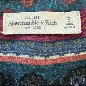 Abercrombie & Fitch Women’s Aztec Geometric Print 3/4 Sleeve Mini Dress Size S thumbnail 4