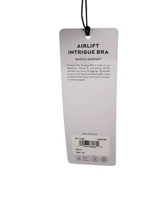 Airlift Intrigue Sports alo Bra Black XS NWT Authentic thumbnail 7