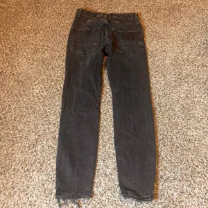ZARA Women's Black Wash Denim‎ Straight Leg Jeans Size 30 thumbnail 7
