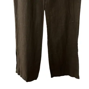 VTG Guess Jeans Women's 100% Linen‎ Pants Large Y2K Boho Wide Leg Smocked Waist thumbnail 7