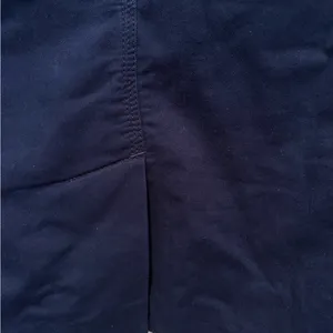 L.L.Bean Navy Blazer Jacket Women Medium Petite‎ Cotton Stretch Preppy Career thumbnail 5