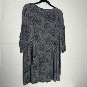 WEAREVER Collection J Jill Floral Print 3/4 Sleeve Top‎ Tunic Women's thumbnail 4