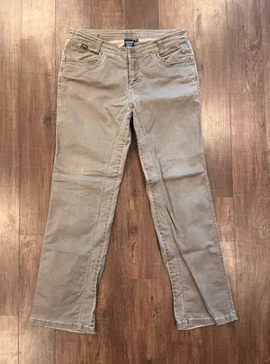 Kuhl Women’s Size 12 Hiking Pants Khaki Outdoor Cargo Trail Nylon Activewear thumbnail 1