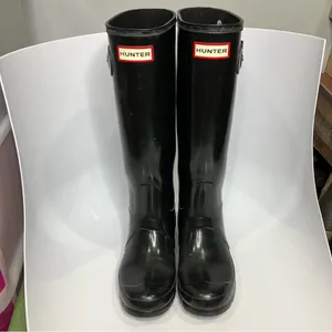 Hunter original tall black rain boots women’s size 6‎ thumbnail 5