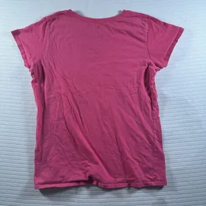 Women’s Large Pink Halloween Witch Graphic T-Shirt 52% Good Witch 48% Bad Witch thumbnail 4