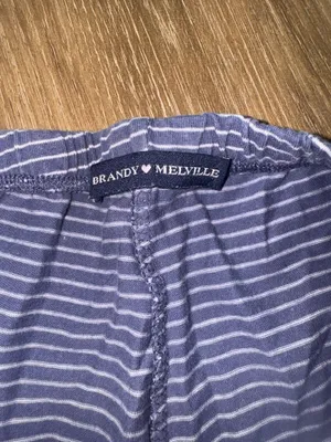 Brandy Melville Striped Pants Blue thumbnail 4