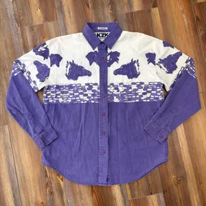 Vintage 90s KZK Horse Print Western Button Front Shirt thumbnail 1