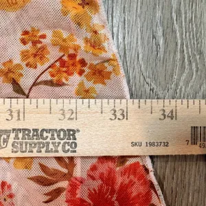 Womens Floral Print Kimono Cardigan Coverup Sheer Open Front‎ Duster Medium thumbnail 4