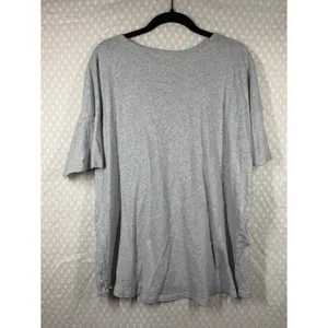Aerie Offline Women Top Sz L Heather Grey Short Sleeve Oversized Tee Classic thumbnail 4