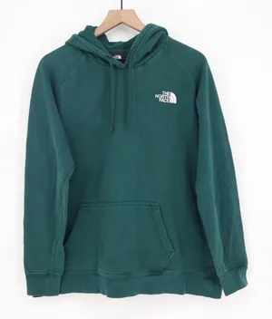 The North Face Hoodie Womens XL Never Stop Exploring Green Graphic Excellent thumbnail 1