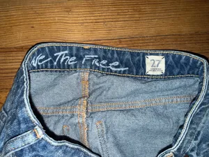 Free People Denim Skirt Mini thumbnail 3