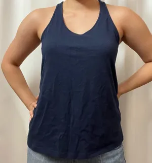 Target All in Motion Dark Blue Racerback Sleeveless Athletic Tank Top Extra Small thumbnail 1